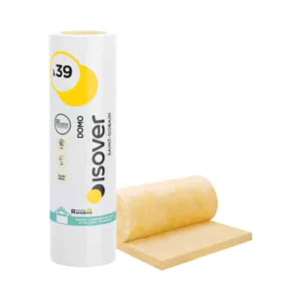 Isover DOMO TWIN, 2 role de vată minerală 50x1200x6000 mm, 14,4 m², 1.25 Rᴅ(m²•K/W)
