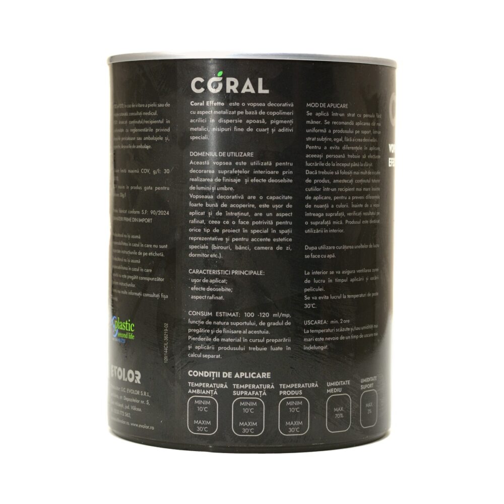 Vopsea decorativa Coral Effetto 1 L - 5