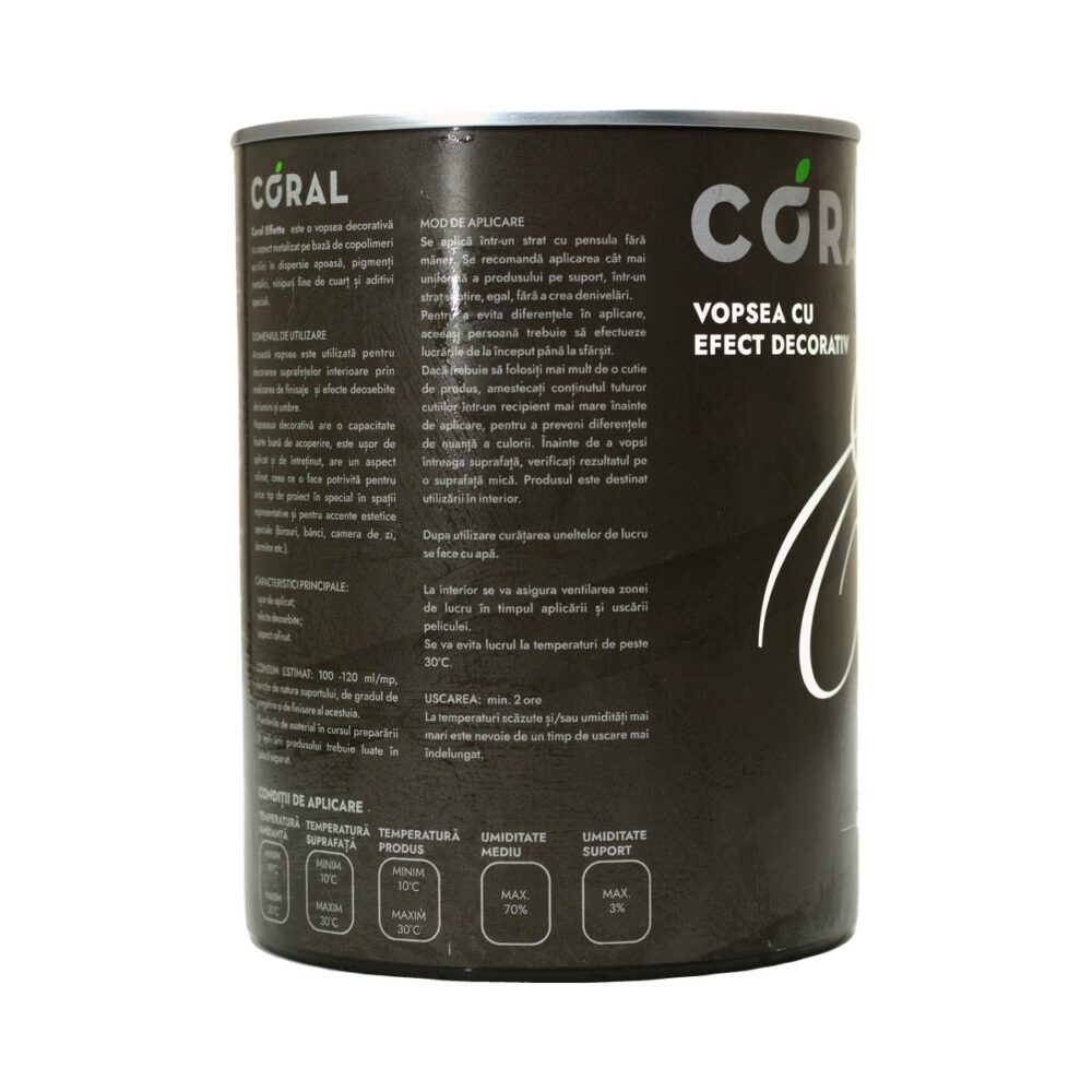 Vopsea decorativa Coral Effetto 1 L - 6