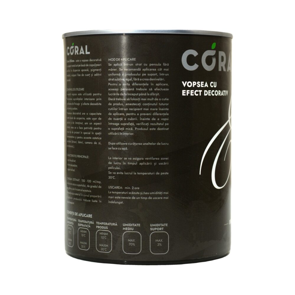 Vopsea decorativa Coral Effetto cu efect sidefat 1 L - 6