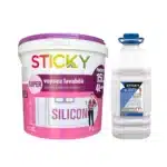 Pachet Vopsea Lavabilă Super Sticky Exterior/Interior 15L + Amorsă 4L