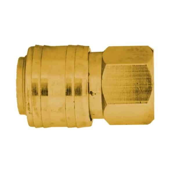 Cuplă rapidă mamă cu filet interior 1/2" din alamă pentru aer