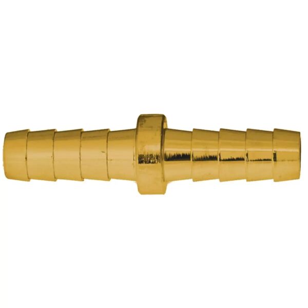 Conector dublu din alamă pentru furtun pneumatic 8 mm la 10 bar