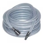 Furtun pneumatic PVC 15 m, 15x9,5 mm, cuplă rapidă, compresor