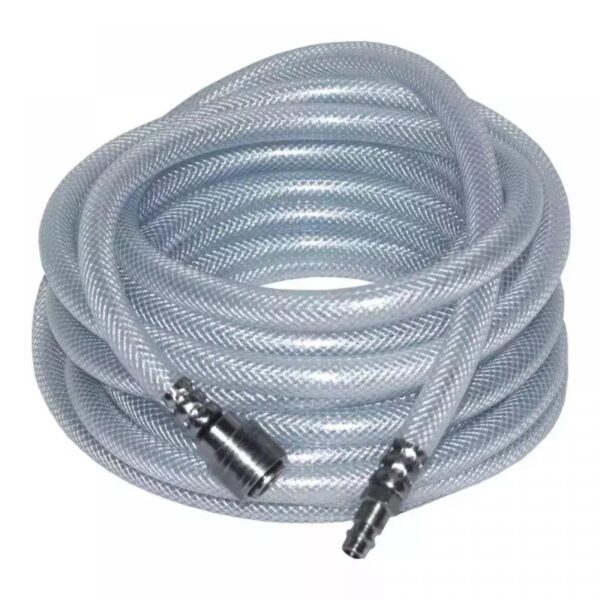 Furtun pneumatic PVC 15 m, 15x9,5 mm, cuplă rapidă, compresor
