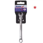 Cheie combinată CrV 15 mm satinată pentru montaj și service DEDRA