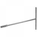 Cheie tubulară tip T 13 mm, 400 mm, din CrV pentru cuplu bun