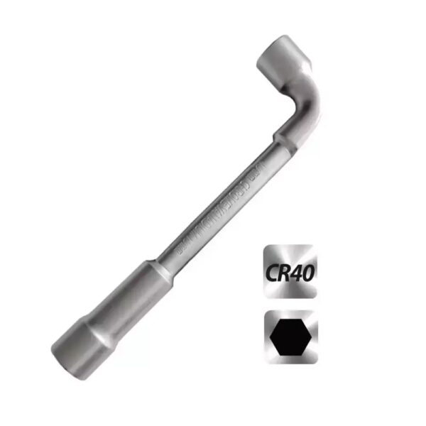 Cheie tubulară pipă 10 mm DEDRA din oțel CR40 cromat