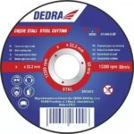 Disc de tăiere oțel 125x1,0x22,2 mm pentru debitare precisă DEDRA
