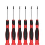 Set 6 șurubelnițe de precizie Torx CrV cu vârf magnetic DEDRA