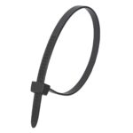 Coliere nylon negru 2,5 x 100 mm, 100 buc, rezistente UV