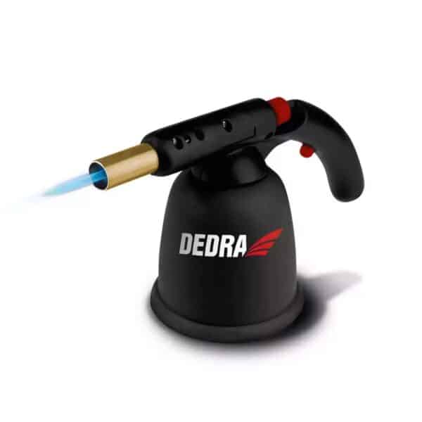 Lampă de lipit cu gaz și aprindere PIEZO, 1200°C, corp plastic