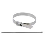 Coliere inox SS304 4,6 x 200 mm, 20 buc, rezistente UV