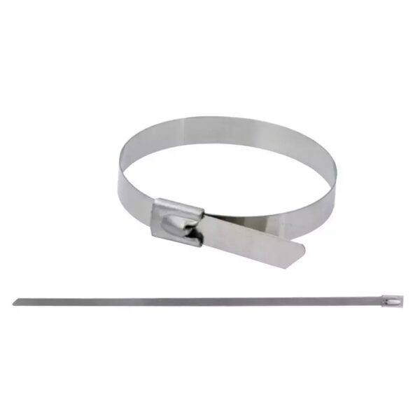 Coliere inox SS304 4,6 x 200 mm, 20 buc, rezistente UV