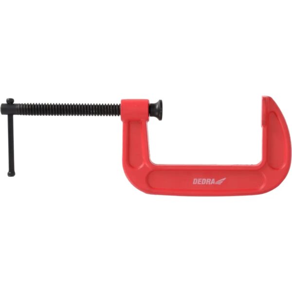 Clemă de tâmplărie tip C 150 mm din oțel și fontă DEDRA