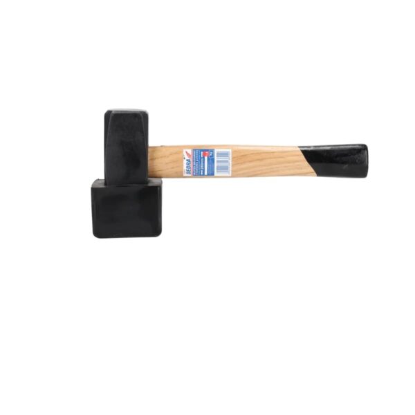Ciocan de cauciuc pentru pavele 1.5 kg cu coadă din lemn