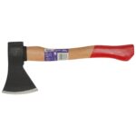 Topor 800 g cu mâner din fag și oțel carbon forjat pentru lemn