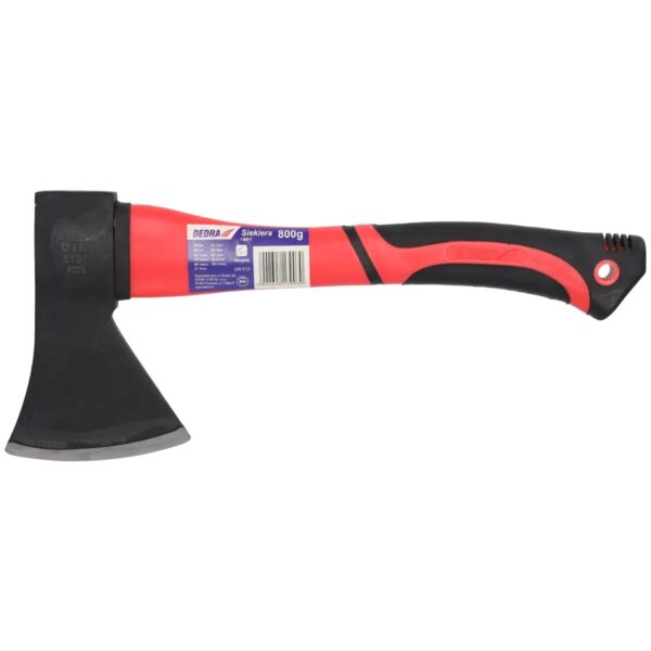 Topor 800 g cu mâner din fibră de sticlă și oțel carbon forjat