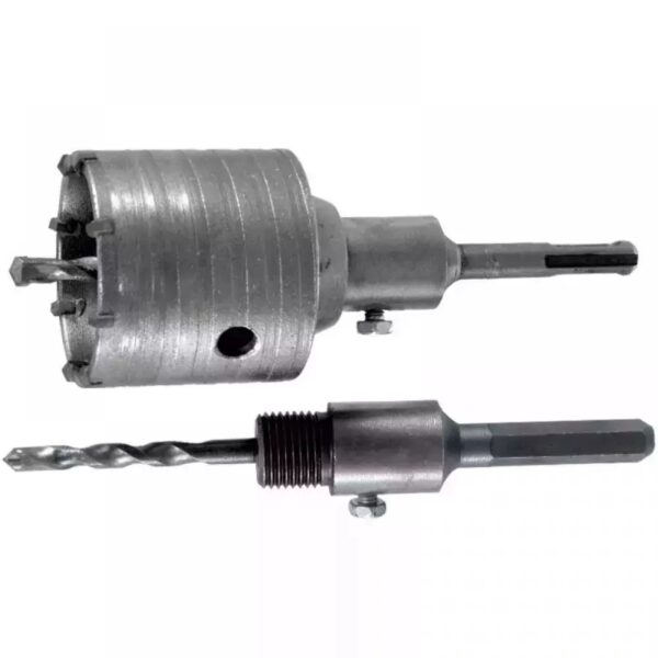 Carotă cu carbură 80 mm pentru beton și cărămidă, SDS+ și HEX
