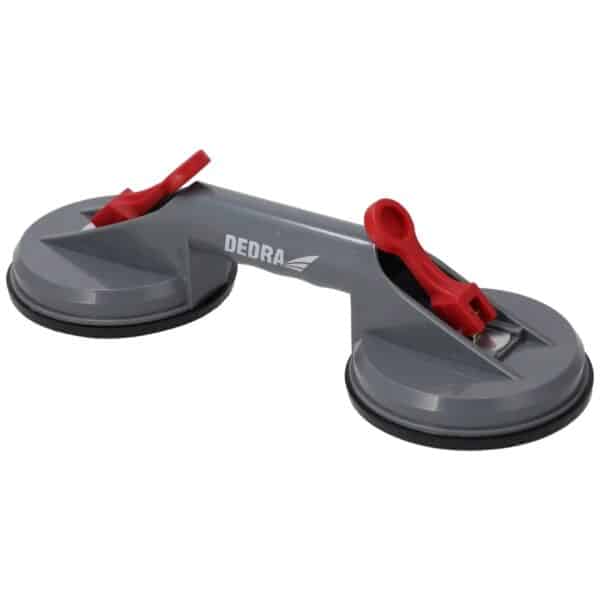 Ventuză dublă pentru sticlă 118 mm, capacitate 60 kg DEDRA