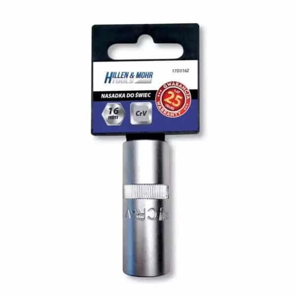 Cheie tubulară pentru bujii 21 mm CrV cu protecție interioară