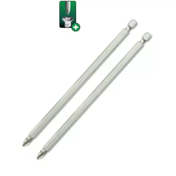 Capete șurubelniță Pozidriv Dedra PZ2x150mm, set 2 bucăți