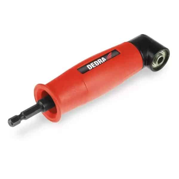 Adaptor unghiular 90° pentru biți 1/4", max. 3000 rpm, CrV
