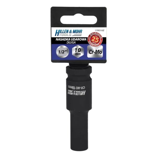 Cap tubular impact 1/2" 22x78 mm Cr-Mo, lung, DEDRA DEDRA