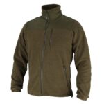 Bluză polar DEDRA cu inserții, 280 g/mp, verde army, mărimea S