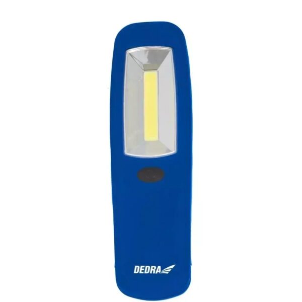 Lanternă COB LED 3W, 200 lm, cu magnet, cârlig și carcasă ABS
