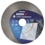Disc diamantat 125 mm tip romburi pentru tăiere și finisare