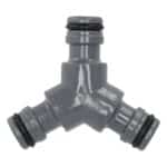 Conector Tee pentru 3 furtunuri cu cuplaj rapid 1", vrac DEDRA