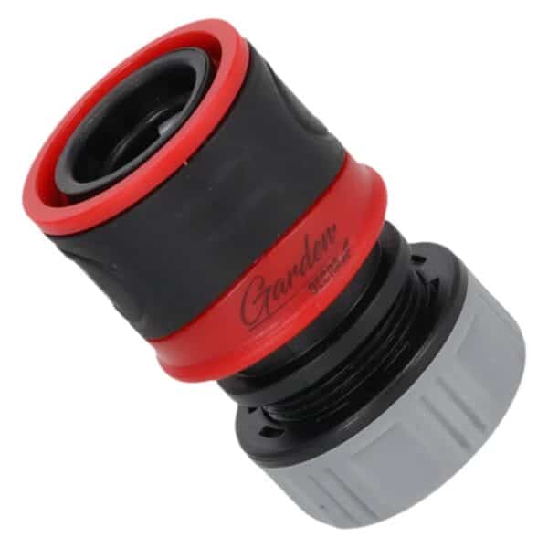 Cuplaj rapid STOP 1/2" DEDRA cu finisaj SOFT pentru furtun de grădină
