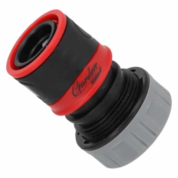 Cuplaj rapid STOP 3/4" DEDRA cu finisaj SOFT pentru furtun de grădină