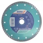 Disc diamantat turbo 125 mm pentru piatră, beton și granit DEDRA