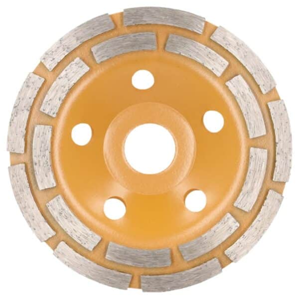 Disc diamantat dublu pentru șlefuire beton și piatră 125x22,2 mm
