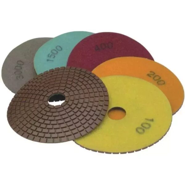 Disc diamantat flexibil pentru lustruire 125 mm, gr. 1500 finisare uniformă
