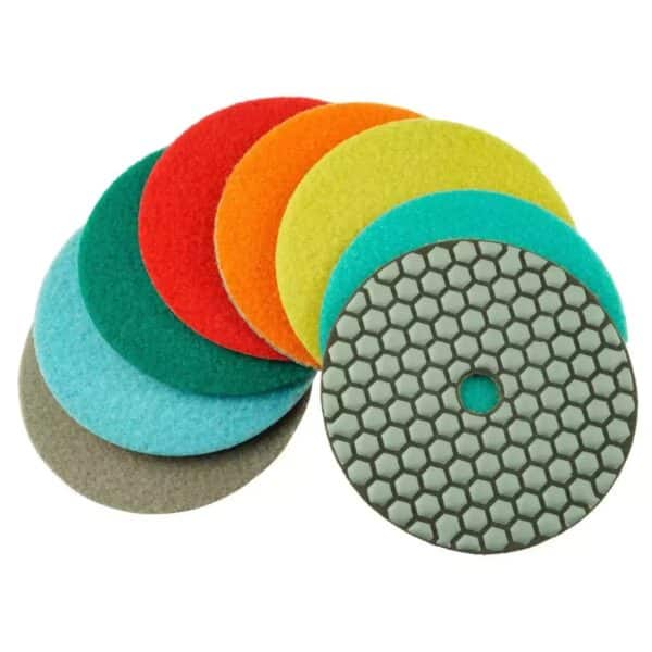 Disc diamantat de lustruire 125 mm, granulație 800, lucru uscat