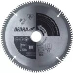 Pânză circulară cu carburi pentru aluminiu 250x100x30 mm, tăiere curată