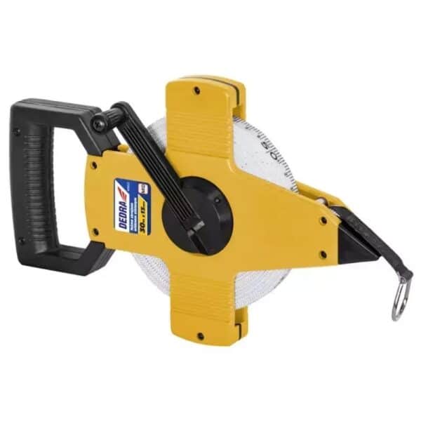 Ruletă 50 m x 13 mm cu rebobinare rapidă și carcasă ABS DEDRA
