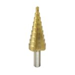 Burghiu treptat HSS TiN 4-20 mm pentru metal, găurire precisă