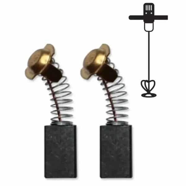 Set 2 perii electrografit 10,8x6,9x17,2 mm pentru scule DEDRA