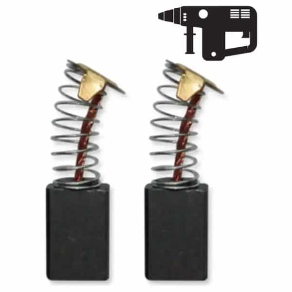 Set 2 perii electrografit 9,9x5,9x15,9 mm pentru scule DEDRA