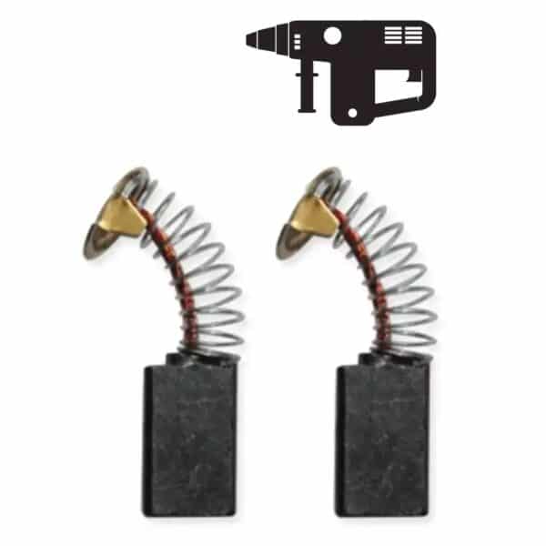 Set 2 perii electrografit 9,9x5,9x15,8 mm pentru scule DEDRA