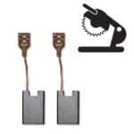 Set 2 perii electrografit 13,2x6,3x19,2 mm pentru scule DEDRA