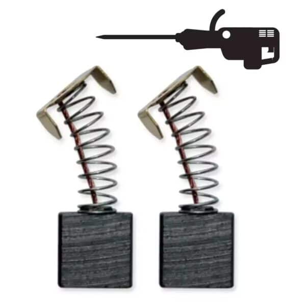 Set 2 perii electrografit 16,9x6,9x17 mm pentru scule DEDRA compatibile