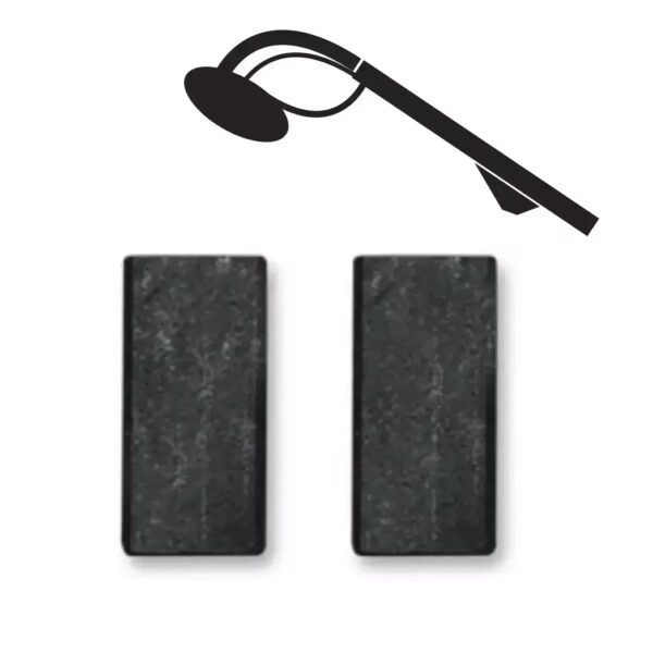 Set 2 perii electrografit 7,8x4,9x15,8 mm pentru scule DEDRA