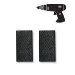 Set 2 perii electrografit pentru DED7956, 8,9x4,9x15 mm DEDRA