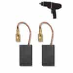 Set 2 perii electrografit pentru DED7973, 10,8x6,1x18 mm DEDRA