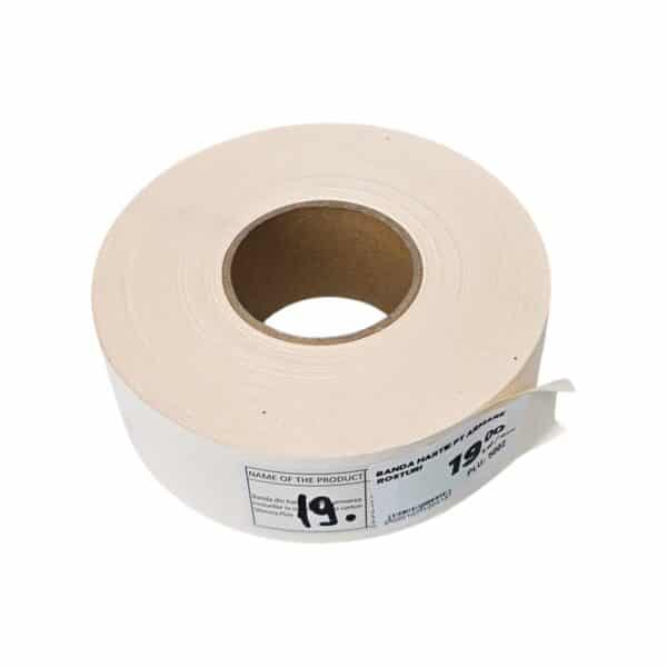 Banda de armare carton albă, 50mm x 75m